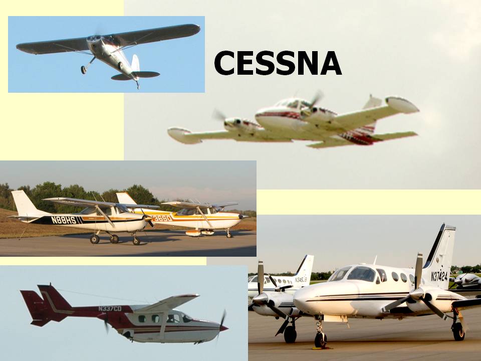 Cessna planes - CLICK TO ENLARGE